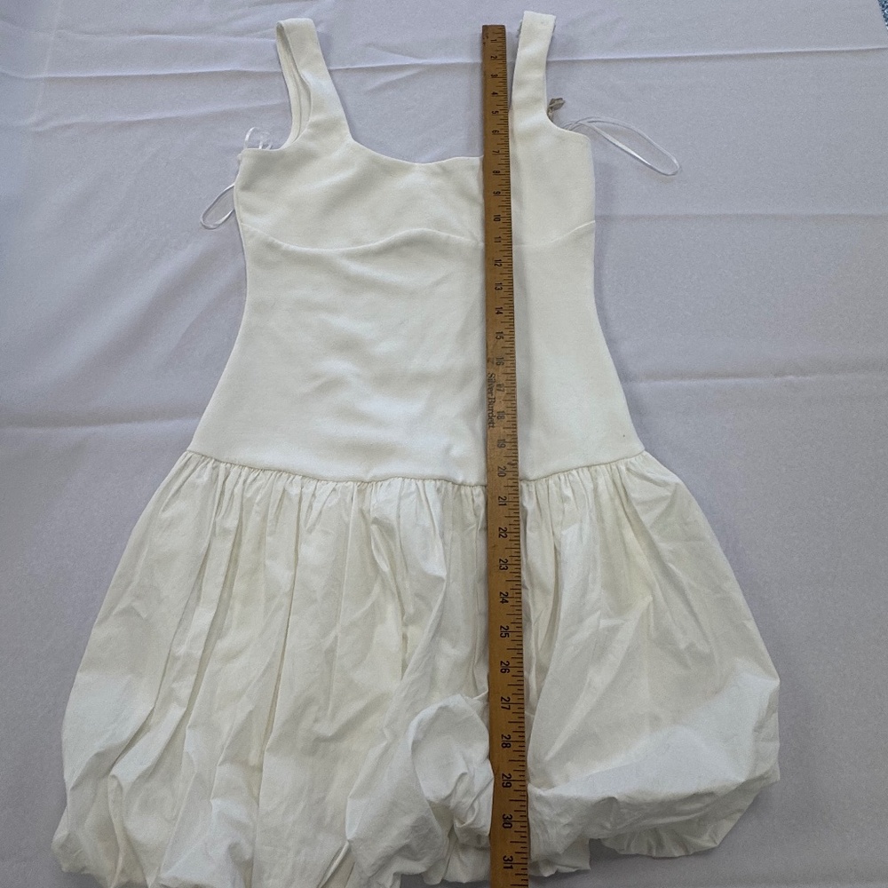 Mable Bubble Dress White Size S - Picture 9 of 9